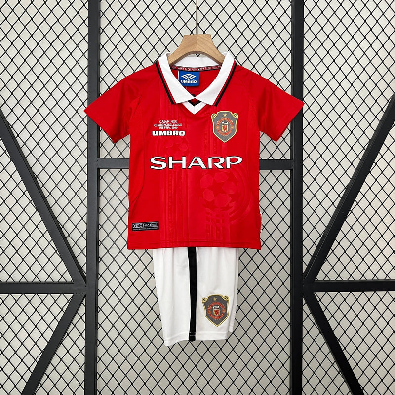 MANCHESTER UNITED I 99/00 CONJUNTO INFANTIL (RETRO)